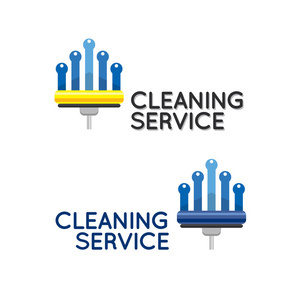 洁净之窗 清洁公司图标集如何诠释专业清洗与保洁服务